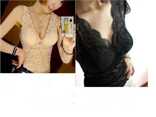 Sexy Full Lace Vest or Short Sleeves Top  (Available in Black & White)